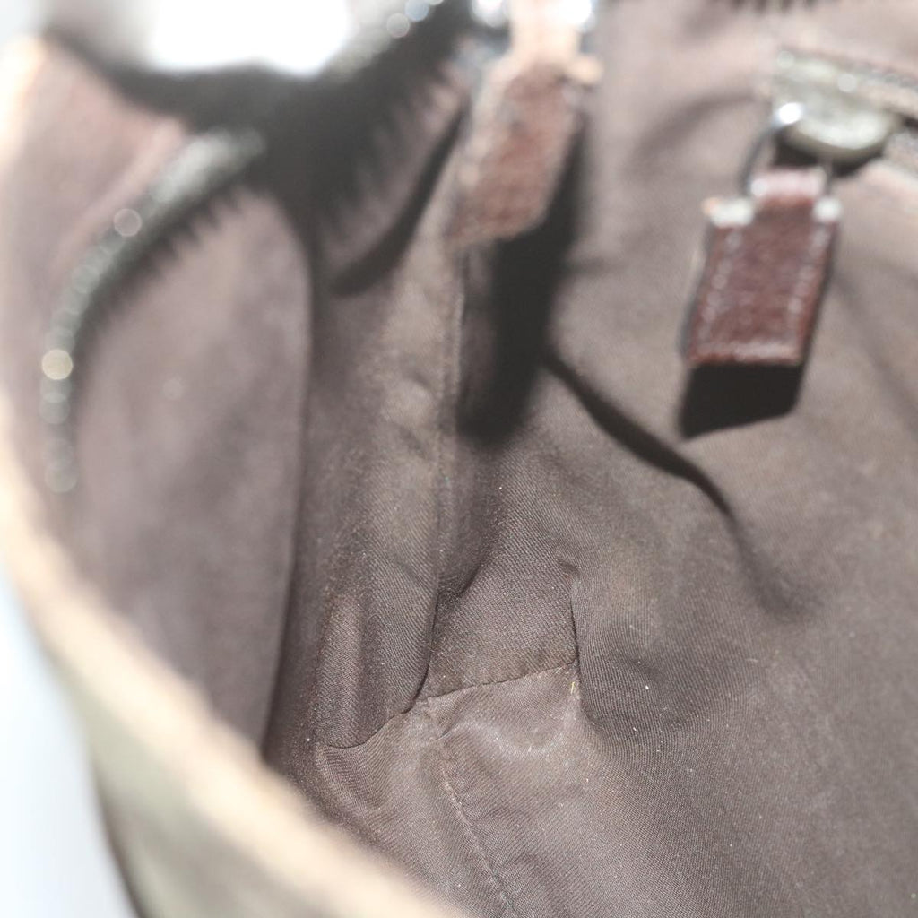 GUCCI GG Canvas Shoulder Bag Beige 122793 59478