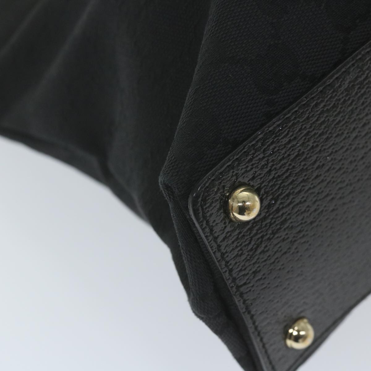 GUCCI GG Canvas Tote Bag Black 120837 59482