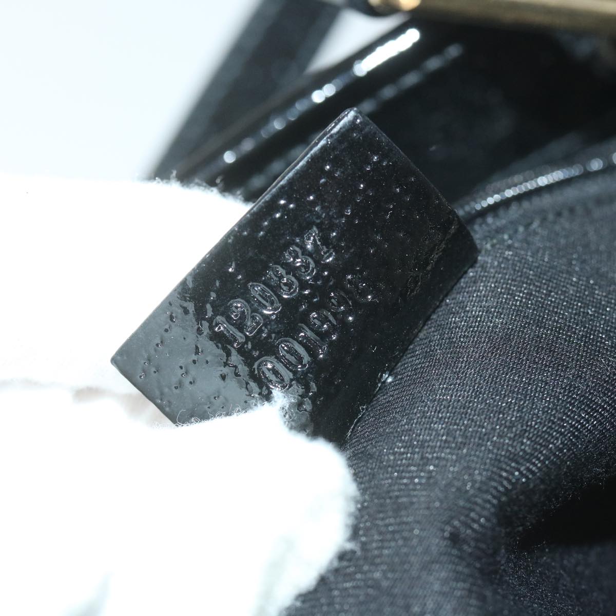 GUCCI GG Canvas Tote Bag Black 120837 59482