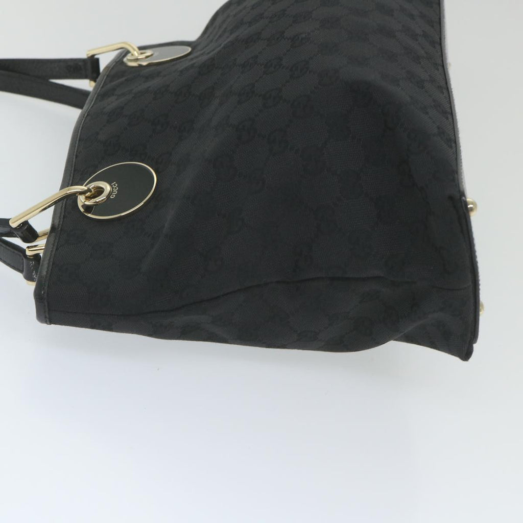 GUCCI GG Canvas Tote Bag Black 120837 59482