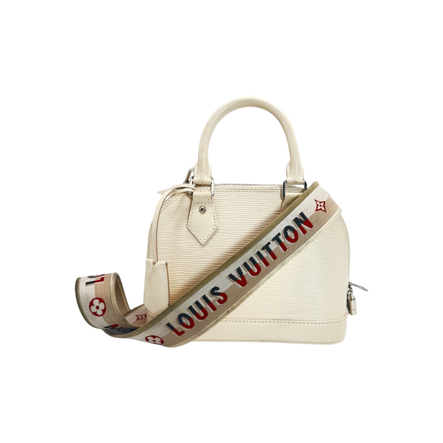 Louis Vuitton Epi Jacquard Alma BB Quartz Handbag