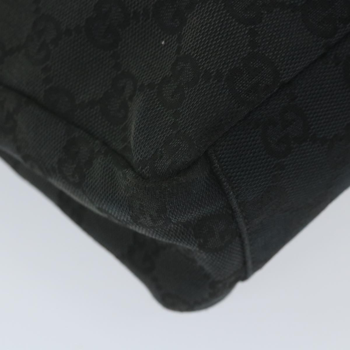 GUCCI GG Canvas Shoulder Bag Black 019 0432 002058 59550