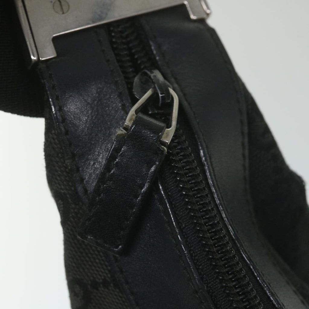 GUCCI GG Canvas Shoulder Bag Black 019 0432 002058 59550