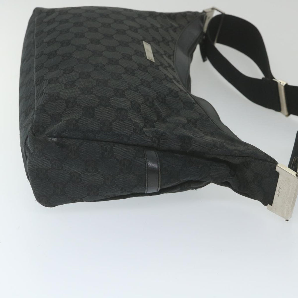 GUCCI GG Canvas Shoulder Bag Black 019 0432 002058 59550