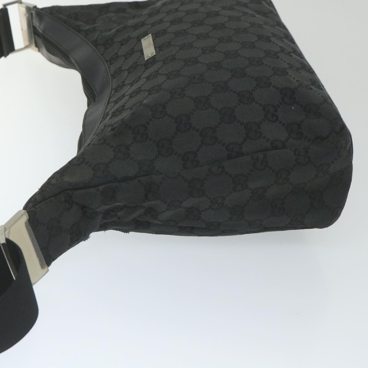GUCCI GG Canvas Shoulder Bag Black 019 0432 002058 59550
