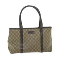 GUCCI GG Supreme Tote Bag PVC Leather Beige 114595 59553