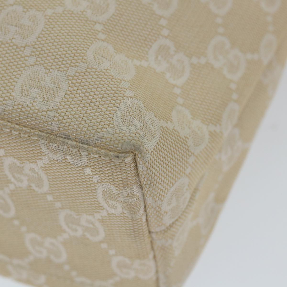 GUCCI GG Canvas Hand Bag Cream 002 1079 001998 59559