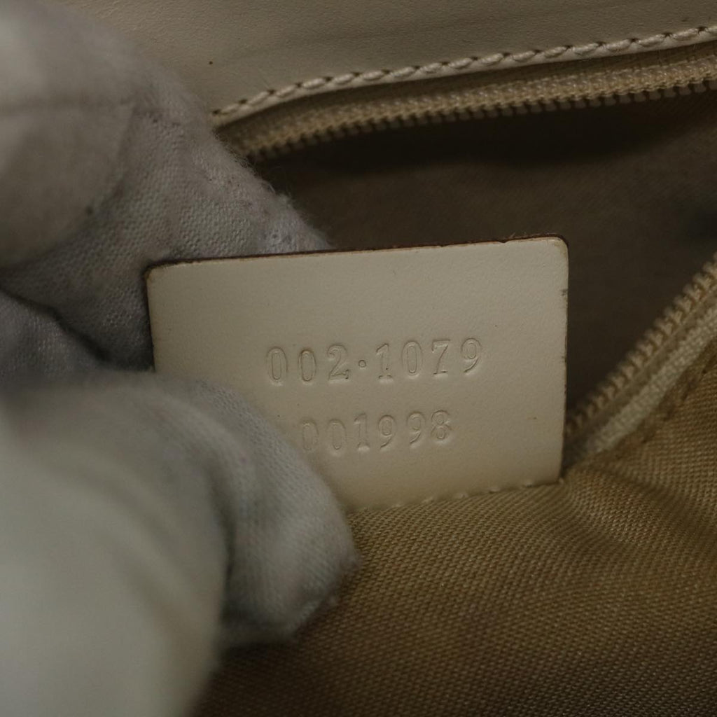 GUCCI GG Canvas Hand Bag Cream 002 1079 001998 59559