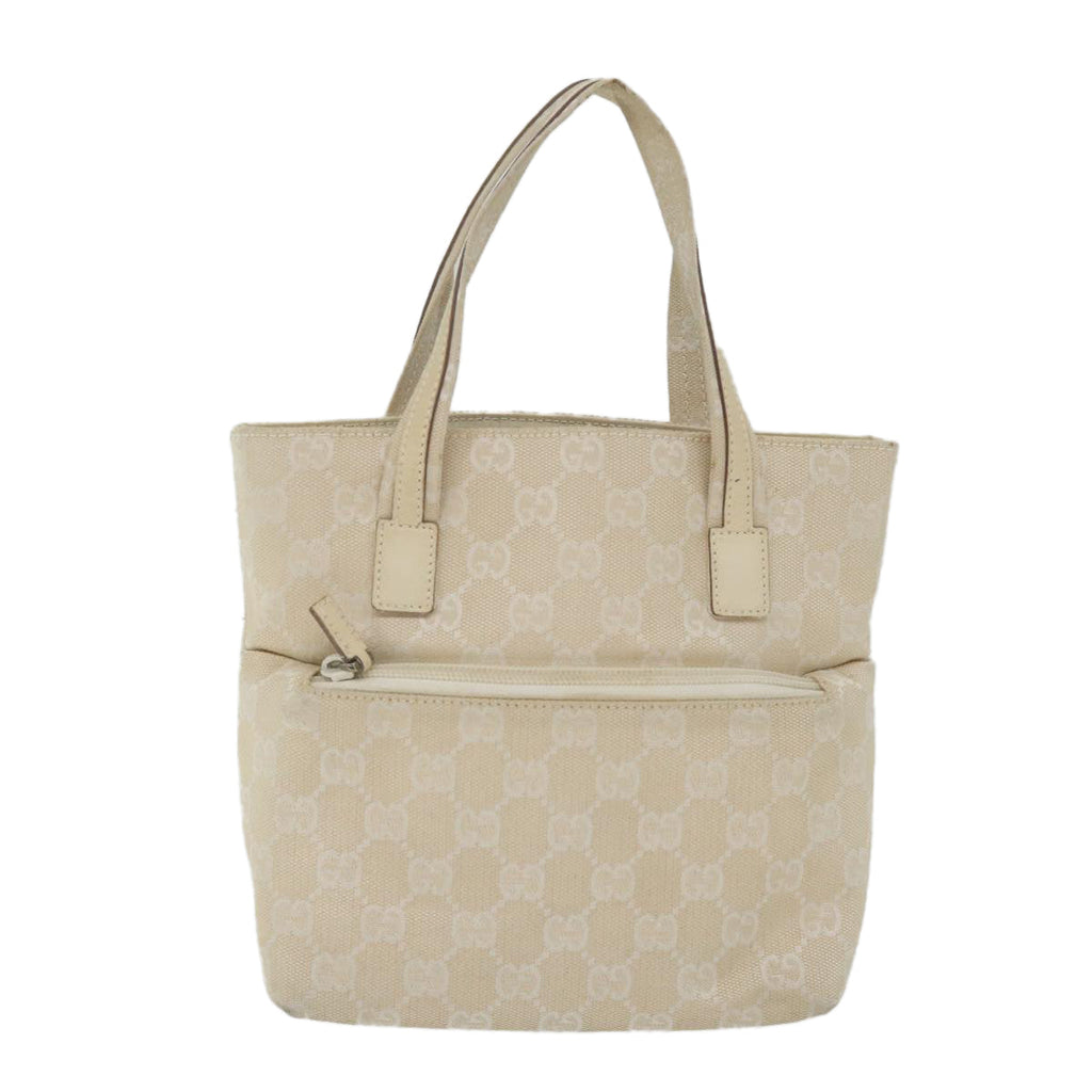 GUCCI GG Canvas Hand Bag Cream 002 1079 001998 59559
