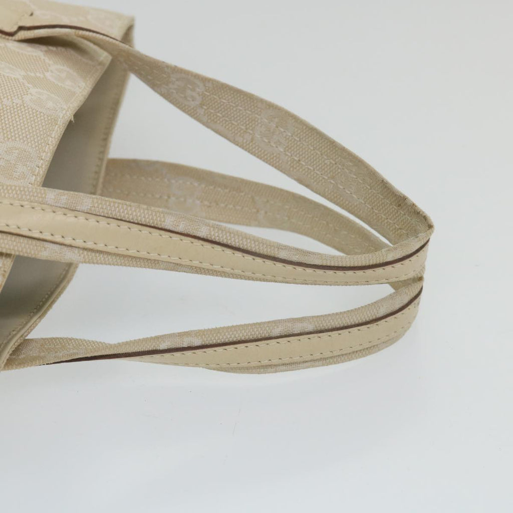 GUCCI GG Canvas Hand Bag Cream 002 1079 001998 59559
