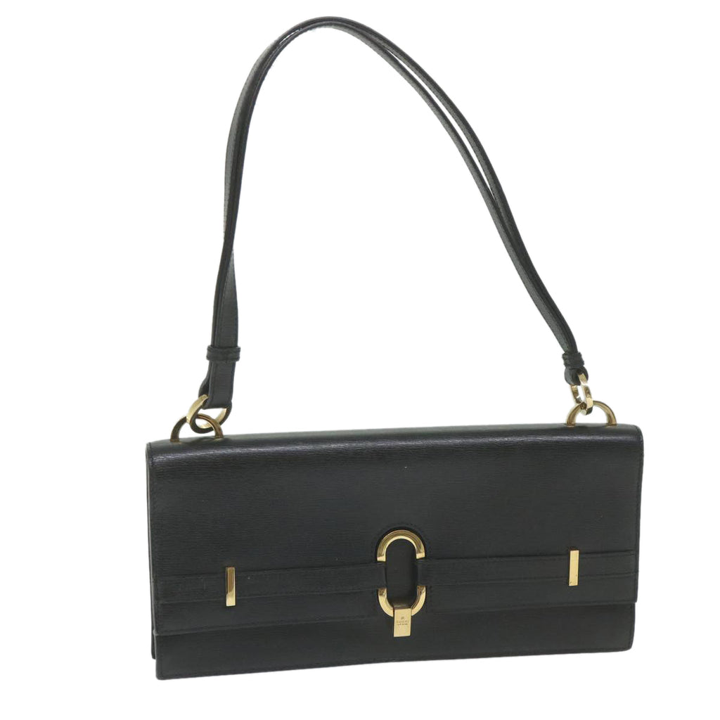 GUCCI Shoulder Bag Leather Black 001 4045 001364 59560