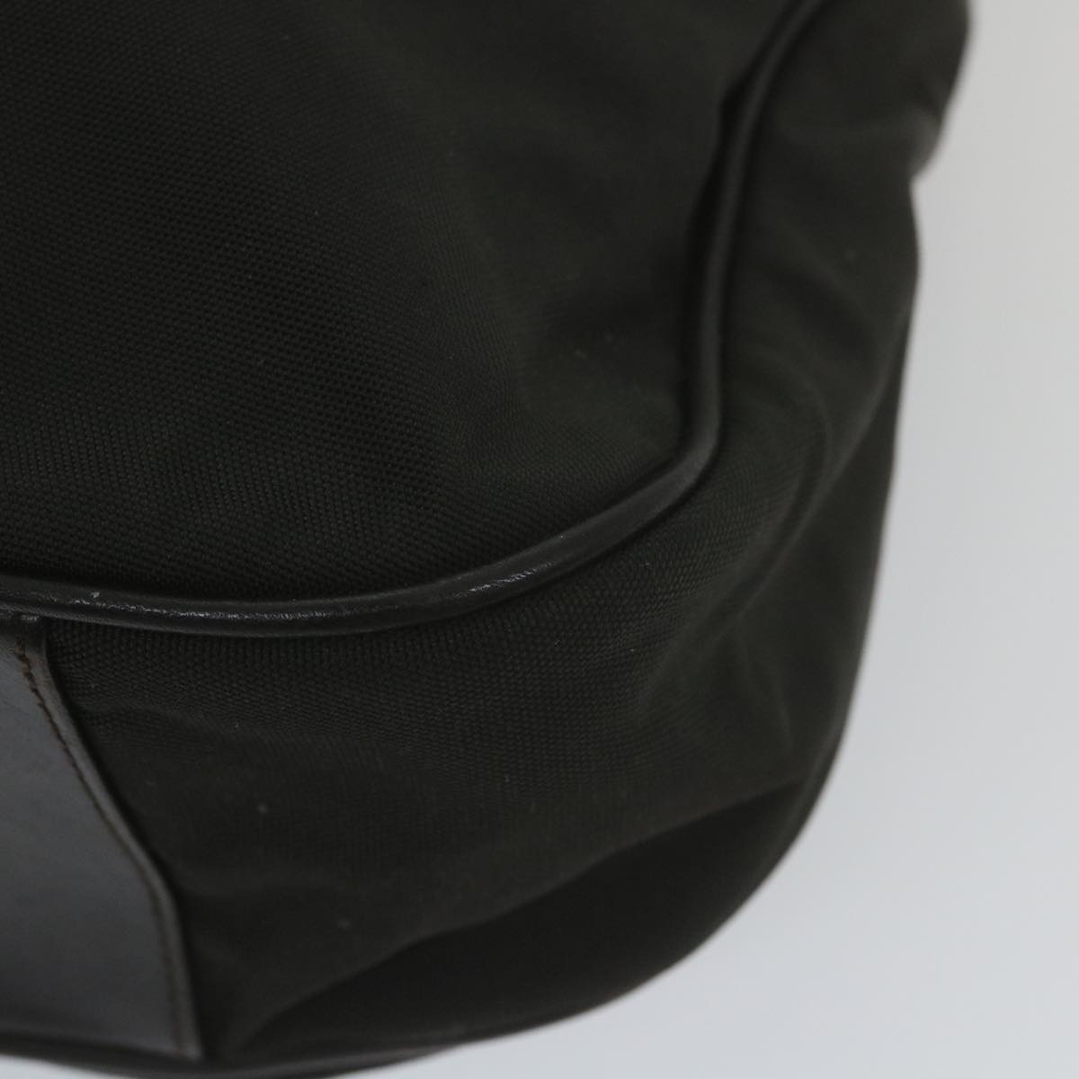 GUCCI Bamboo Shoulder Bag Nylon 2way Black 001 1577 3444 59567