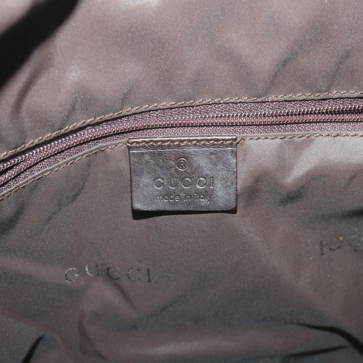 GUCCI Bamboo Shoulder Bag Nylon 2way Black 001 1577 3444 59567