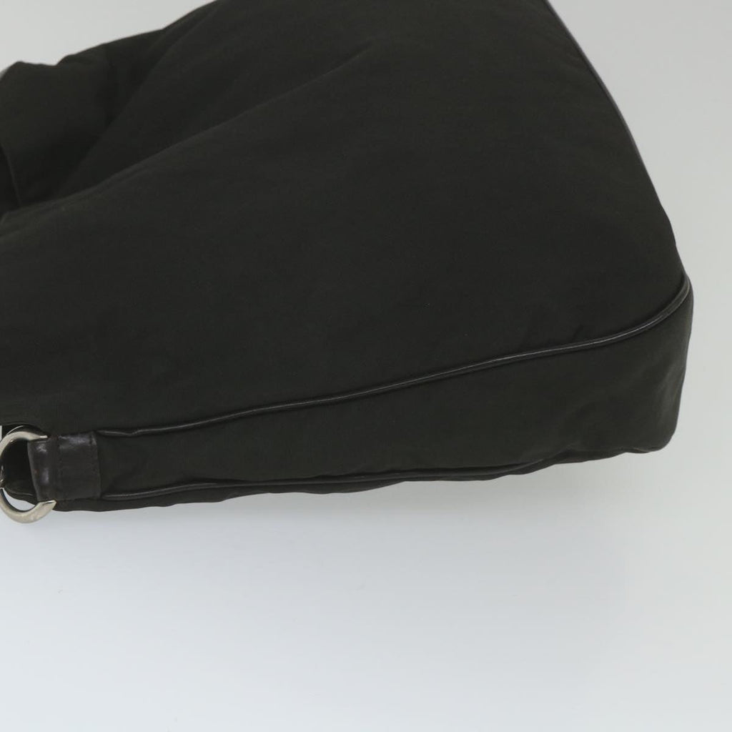 GUCCI Bamboo Shoulder Bag Nylon 2way Black 001 1577 3444 59567