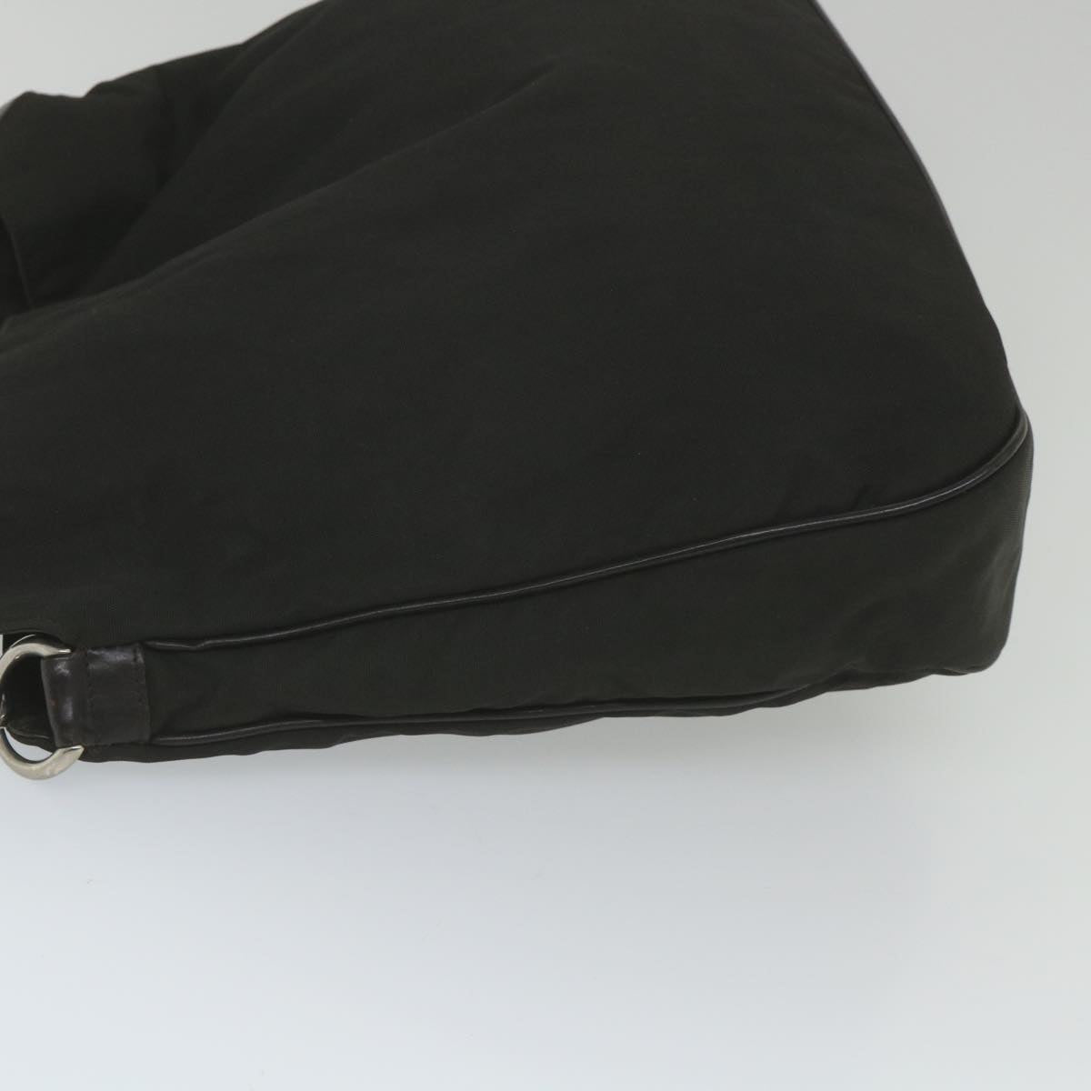 GUCCI Bamboo Shoulder Bag Nylon 2way Black 001 1577 3444 59567