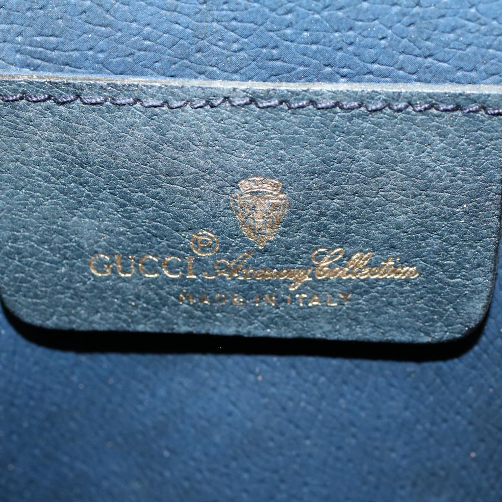 GUCCI GG Supreme Sherry Line Clutch Bag Red Navy Gray 156 01 033 59620