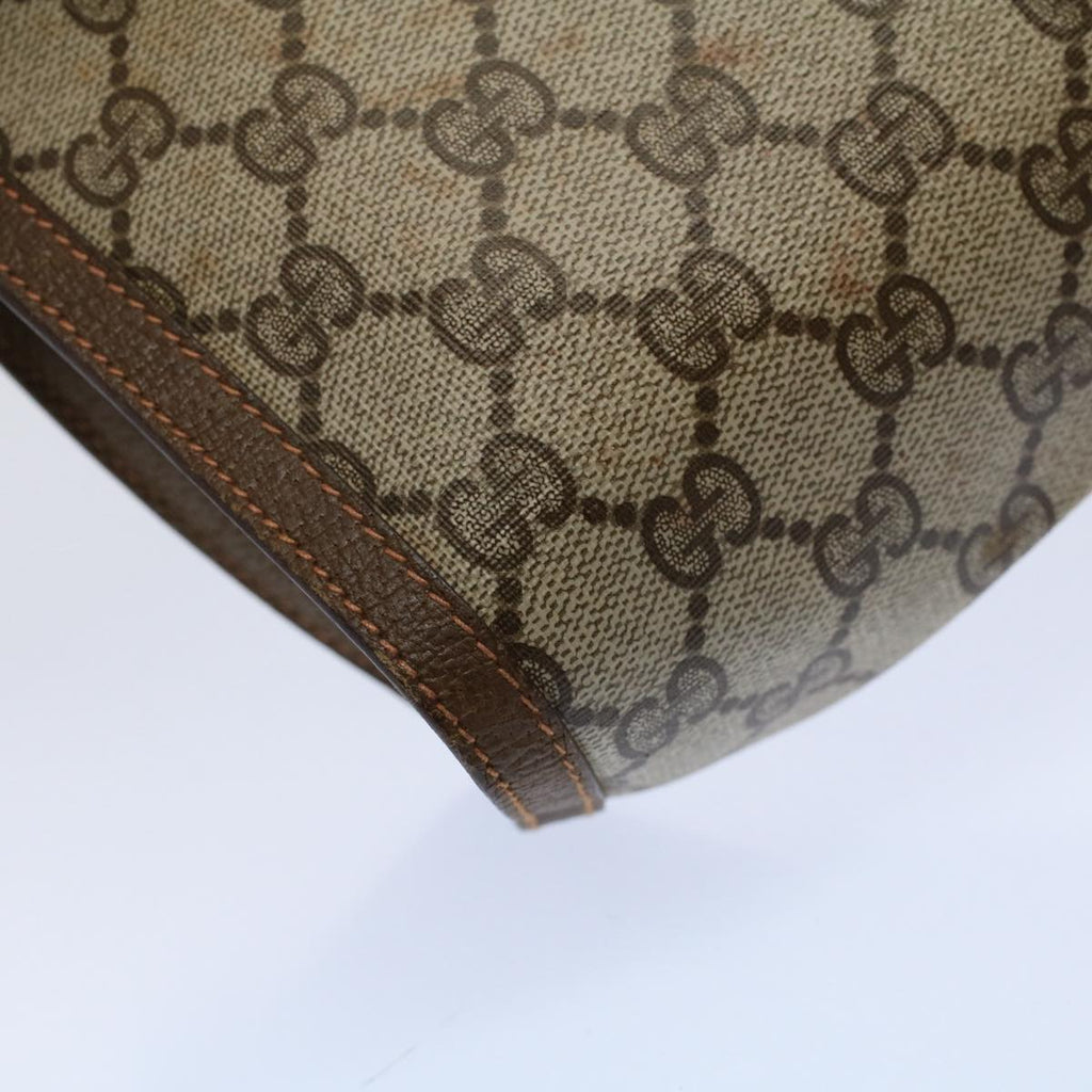 GUCCI GG Supreme Web Sherry Line Clutch Bag Beige Red Green 89 01 033 59621