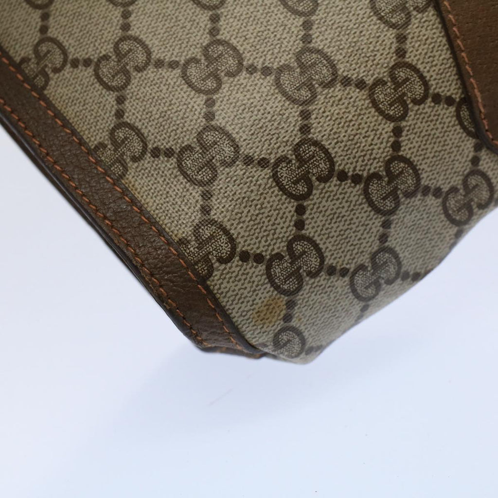 GUCCI GG Supreme Web Sherry Line Clutch Bag Beige Red Green 89 01 033 59621