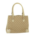 GUCCI GG Canvas Tote Bag Beige 124260 59692