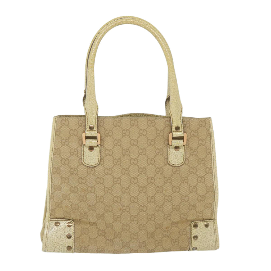 GUCCI GG Canvas Tote Bag Beige 124260 59692
