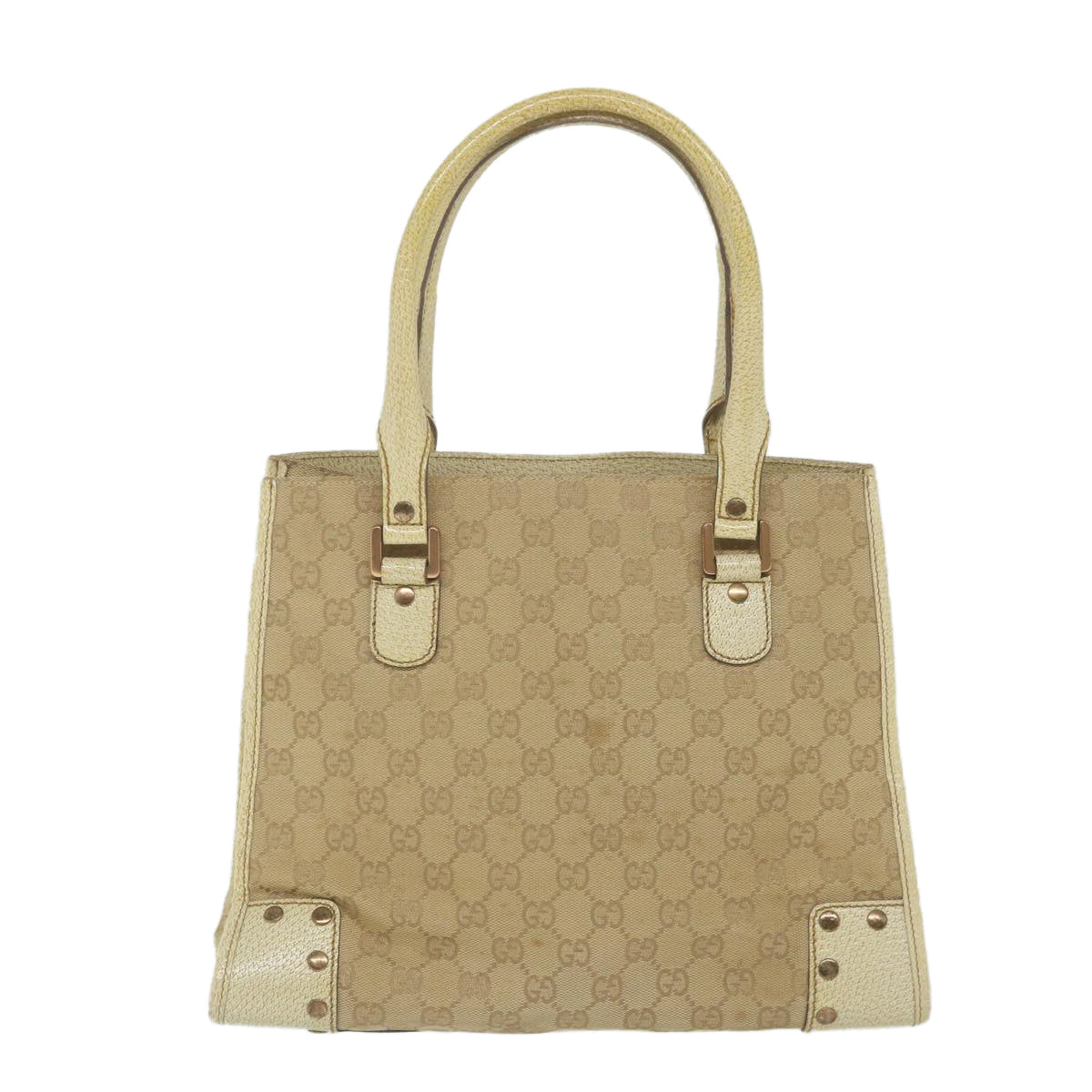 GUCCI GG Canvas Tote Bag Beige 124260 59692