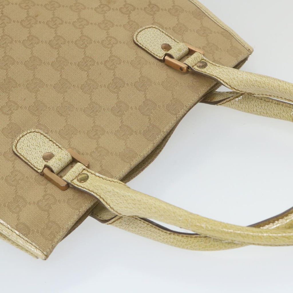 GUCCI GG Canvas Tote Bag Beige 124260 59692