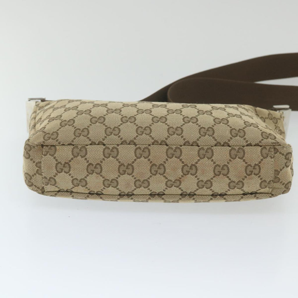 GUCCI GG Canvas Shoulder Bag Beige 019 0433 59704