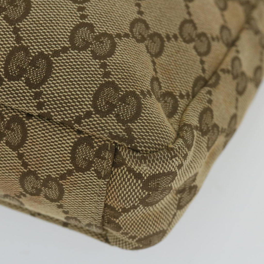 GUCCI GG Canvas Shoulder Bag Beige 019 0433 59704