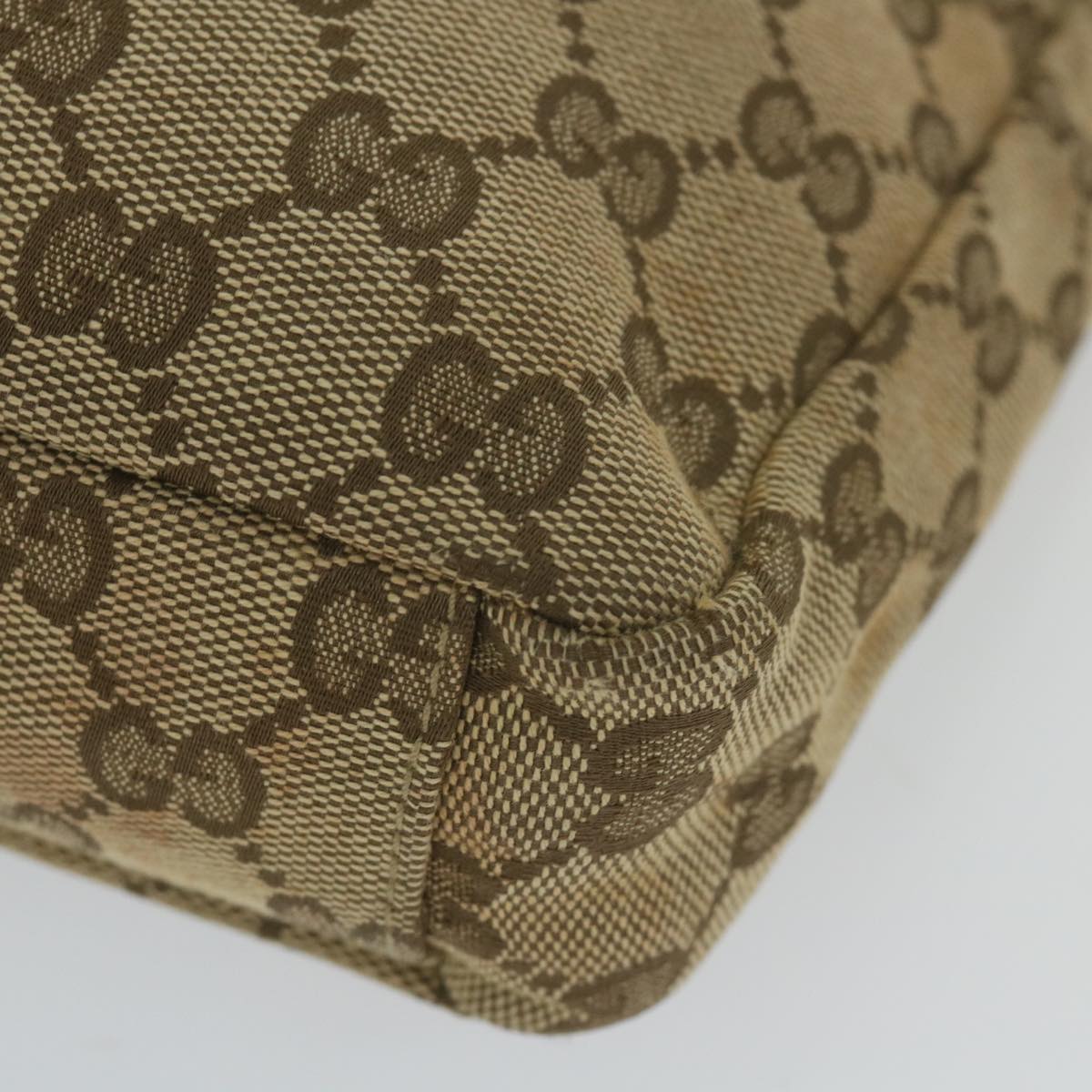 GUCCI GG Canvas Shoulder Bag Beige 019 0433 59704