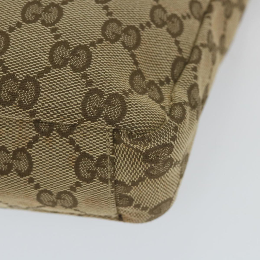 GUCCI GG Canvas Shoulder Bag Beige 019 0433 59704