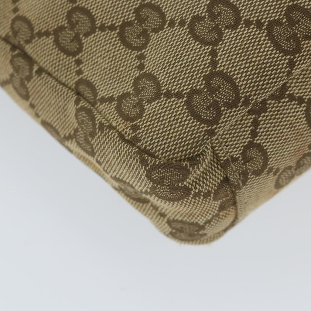 GUCCI GG Canvas Shoulder Bag Beige 019 0433 59704
