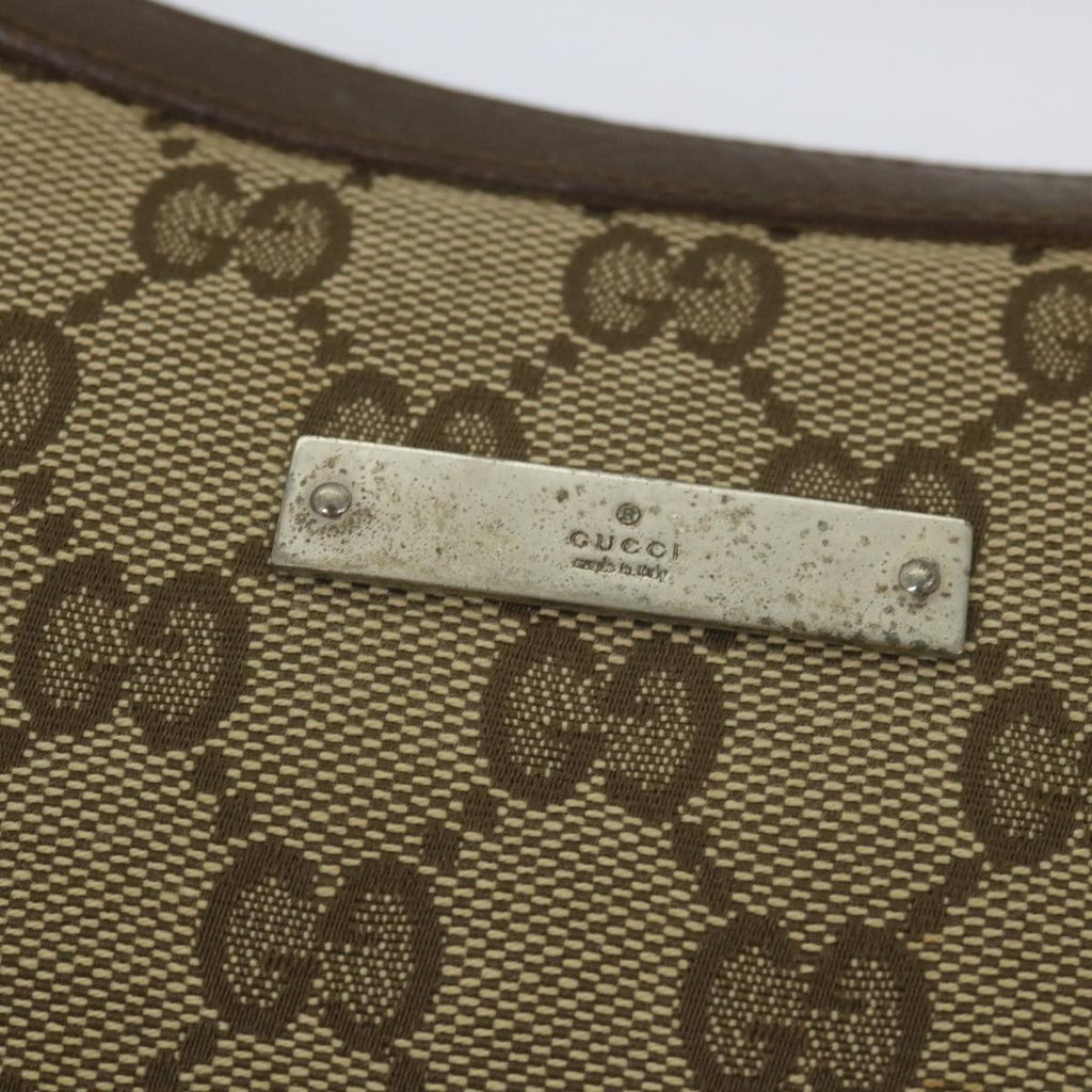 GUCCI GG Canvas Shoulder Bag Beige 019 0433 59704