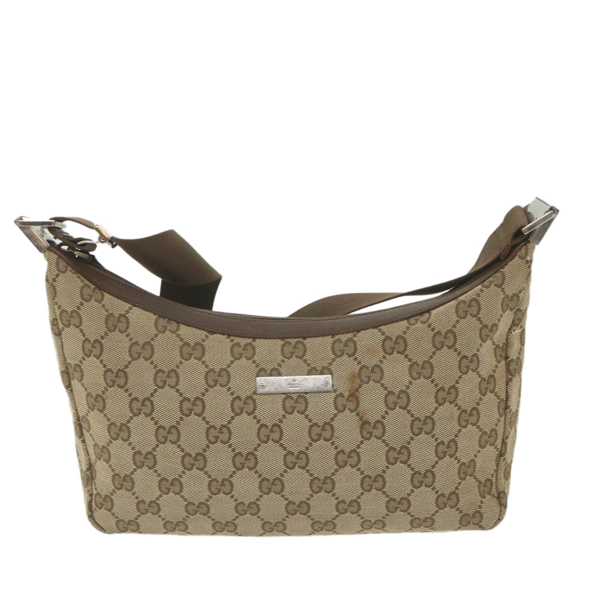 GUCCI GG Canvas Shoulder Bag Beige 019 0433 59704