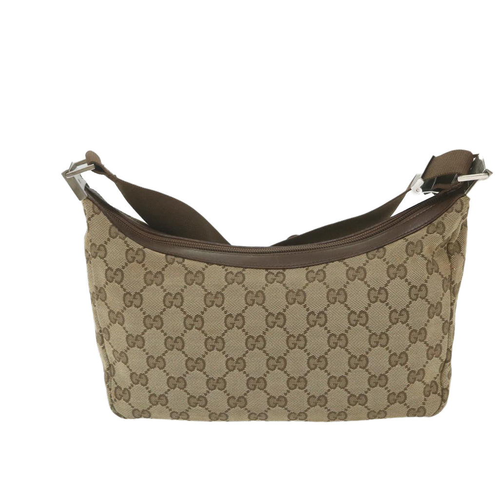 GUCCI GG Canvas Shoulder Bag Beige 019 0433 59704
