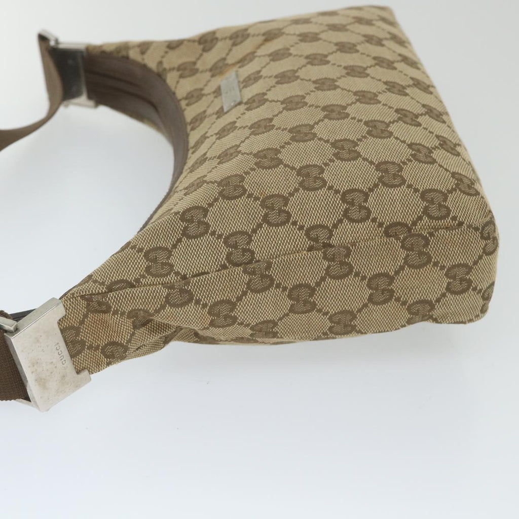 GUCCI GG Canvas Shoulder Bag Beige 019 0433 59704