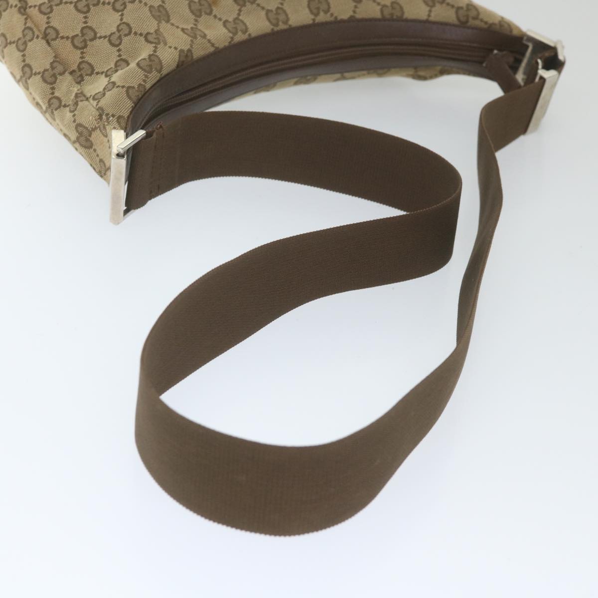 GUCCI GG Canvas Shoulder Bag Beige 019 0433 59704