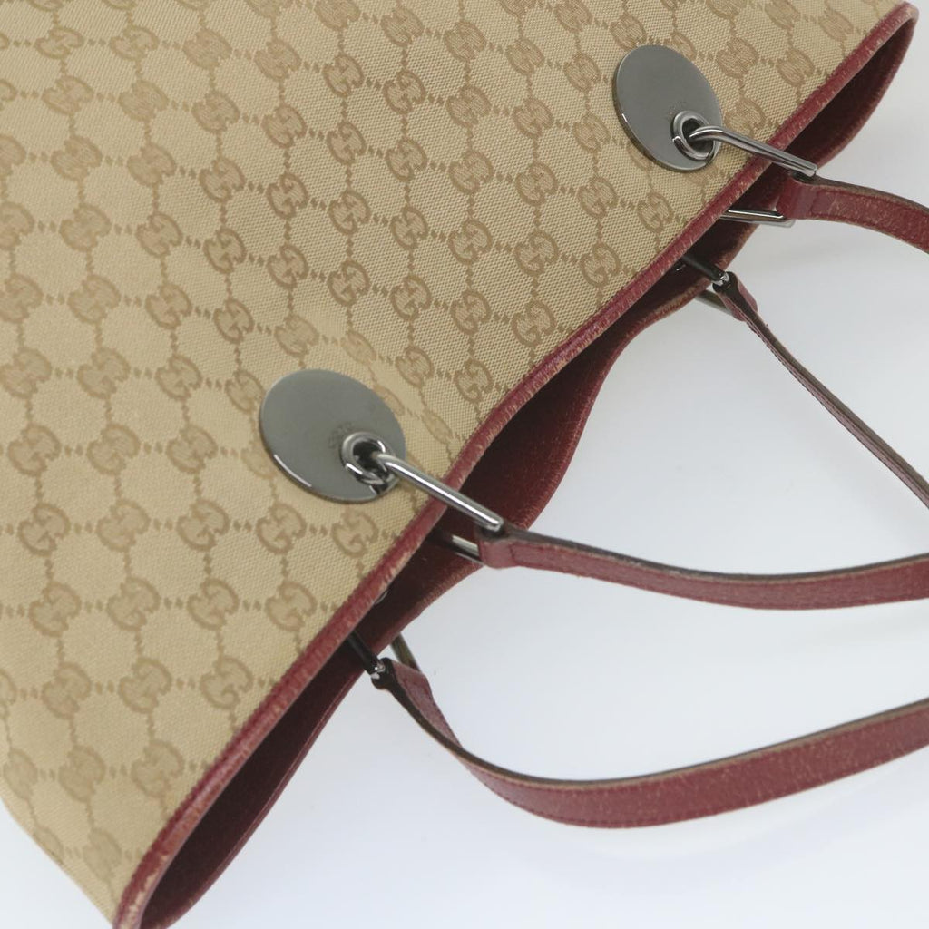 GUCCI GG Canvas Tote Bag Beige 120838 59708