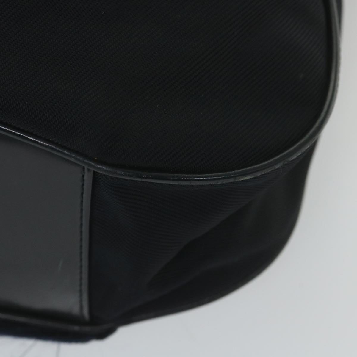 GUCCI Bamboo Shoulder Bag Nylon 2way Black 001 1705 1577 59710