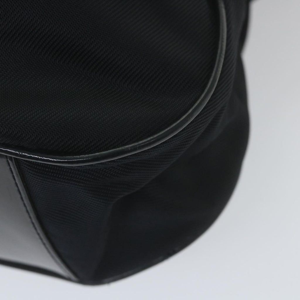 GUCCI Bamboo Shoulder Bag Nylon 2way Black 001 1705 1577 59710