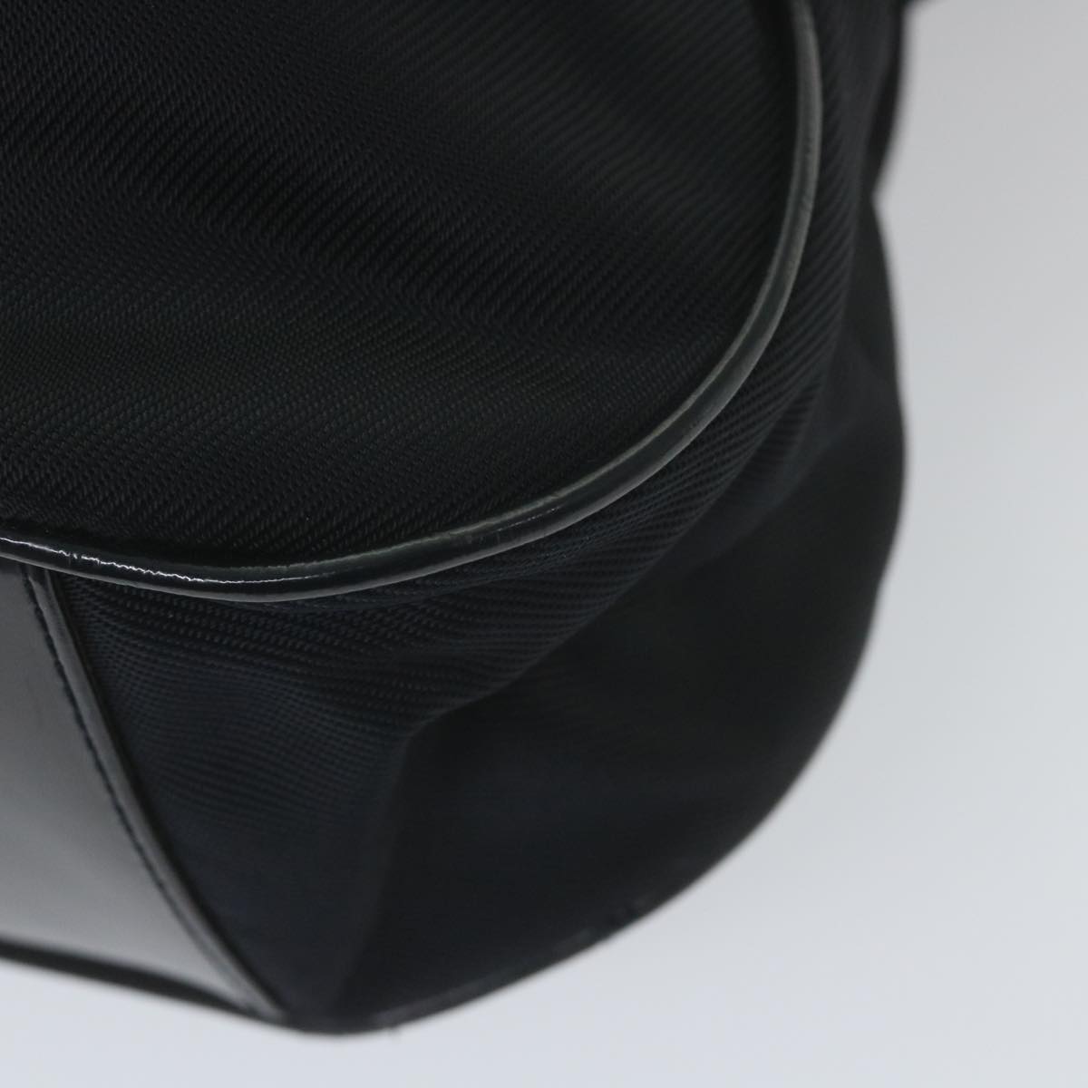 GUCCI Bamboo Shoulder Bag Nylon 2way Black 001 1705 1577 59710
