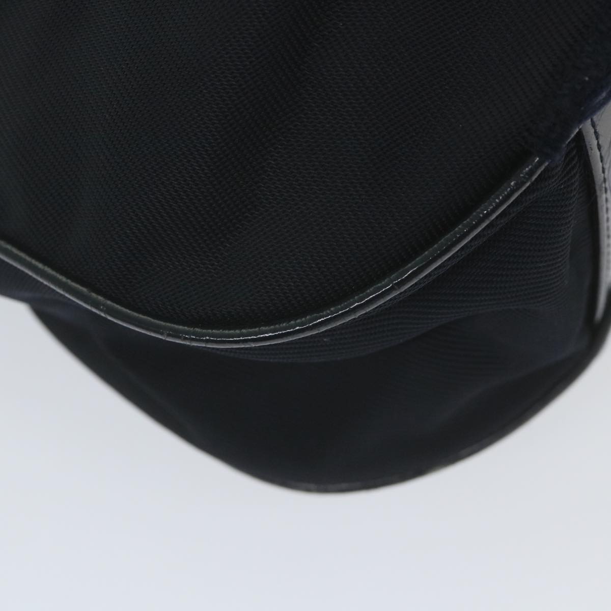 GUCCI Bamboo Shoulder Bag Nylon 2way Black 001 1705 1577 59710