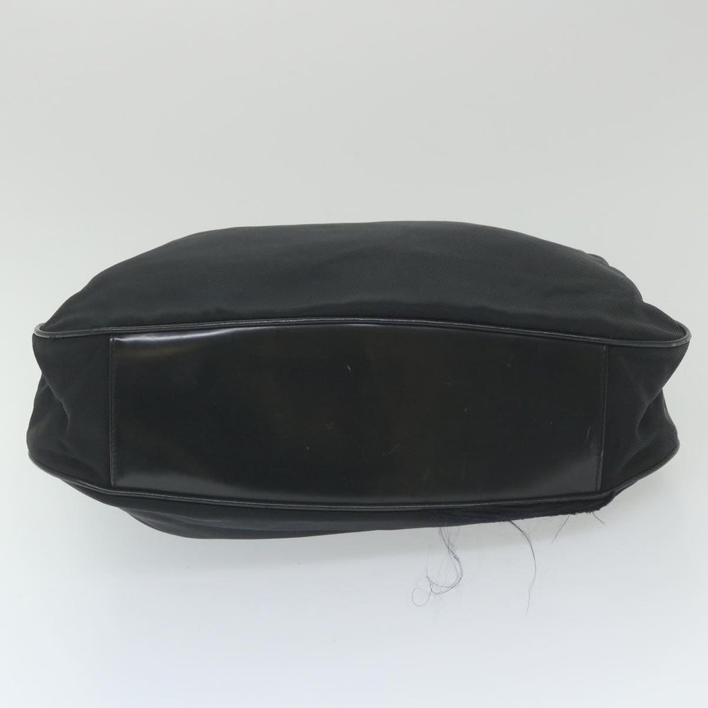 GUCCI Bamboo Shoulder Bag Nylon 2way Black 001 1705 1577 59710