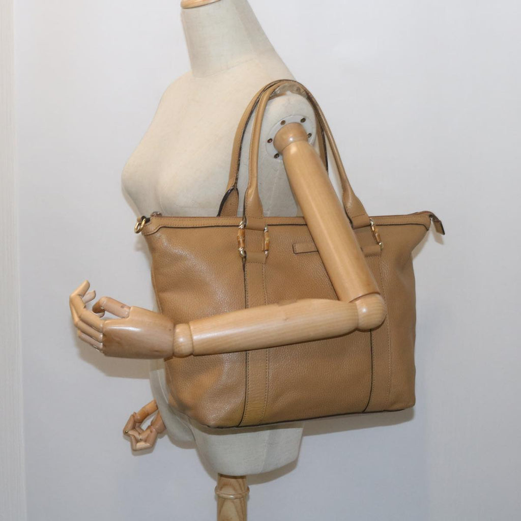 GUCCI Tote Bag Outlet Leather Beige 339548 59711