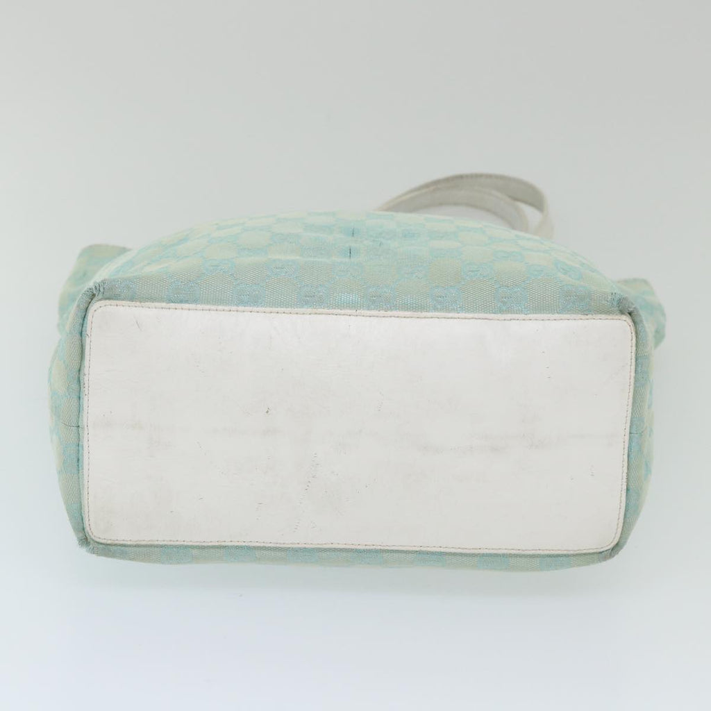 GUCCI GG Canvas Tote Bag Light Blue 0021098 59713