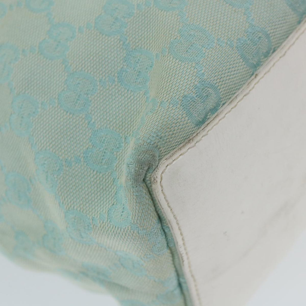 GUCCI GG Canvas Tote Bag Light Blue 0021098 59713