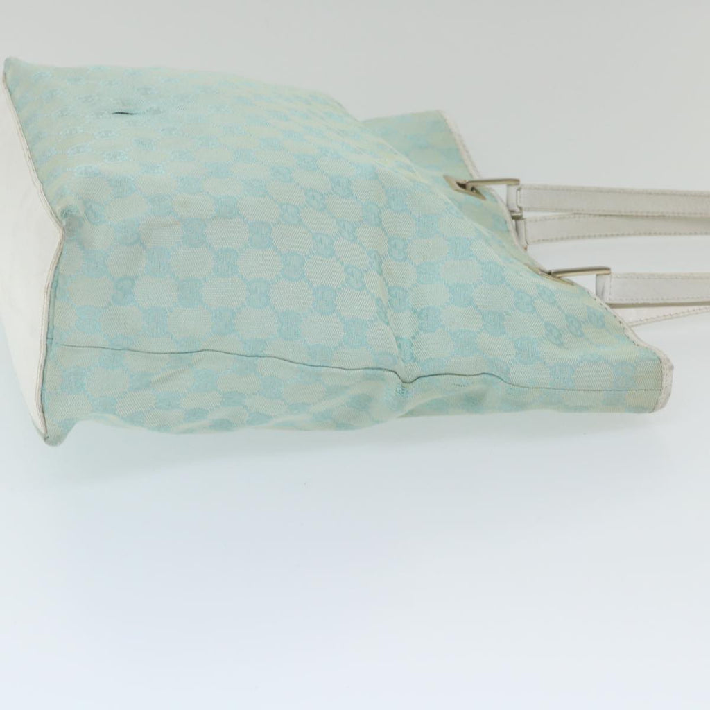 GUCCI GG Canvas Tote Bag Light Blue 0021098 59713