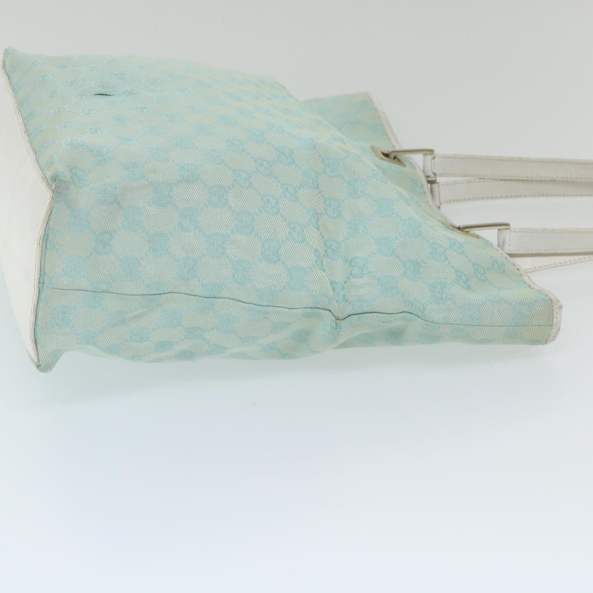 GUCCI GG Canvas Tote Bag Light Blue 0021098 59713