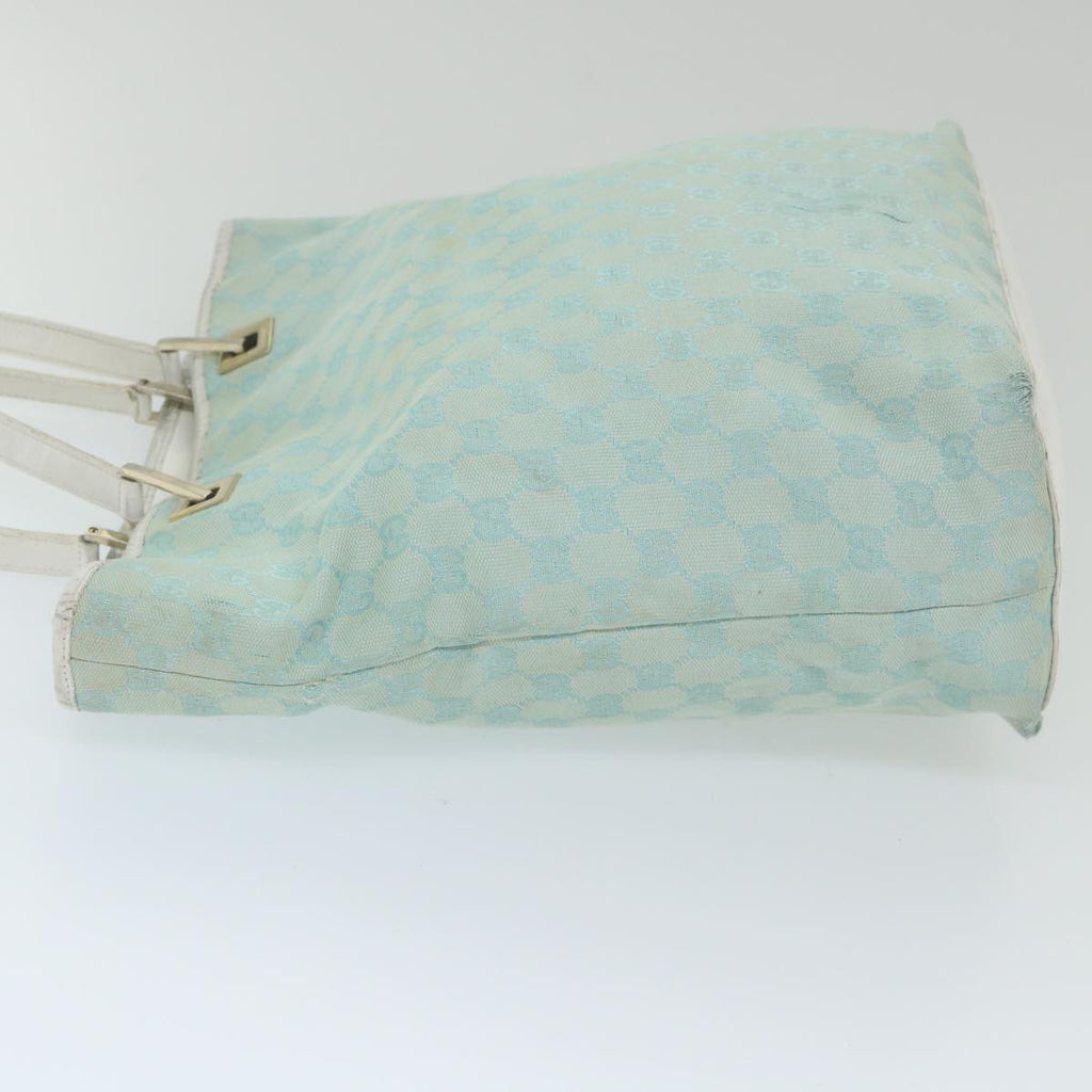 GUCCI GG Canvas Tote Bag Light Blue 0021098 59713