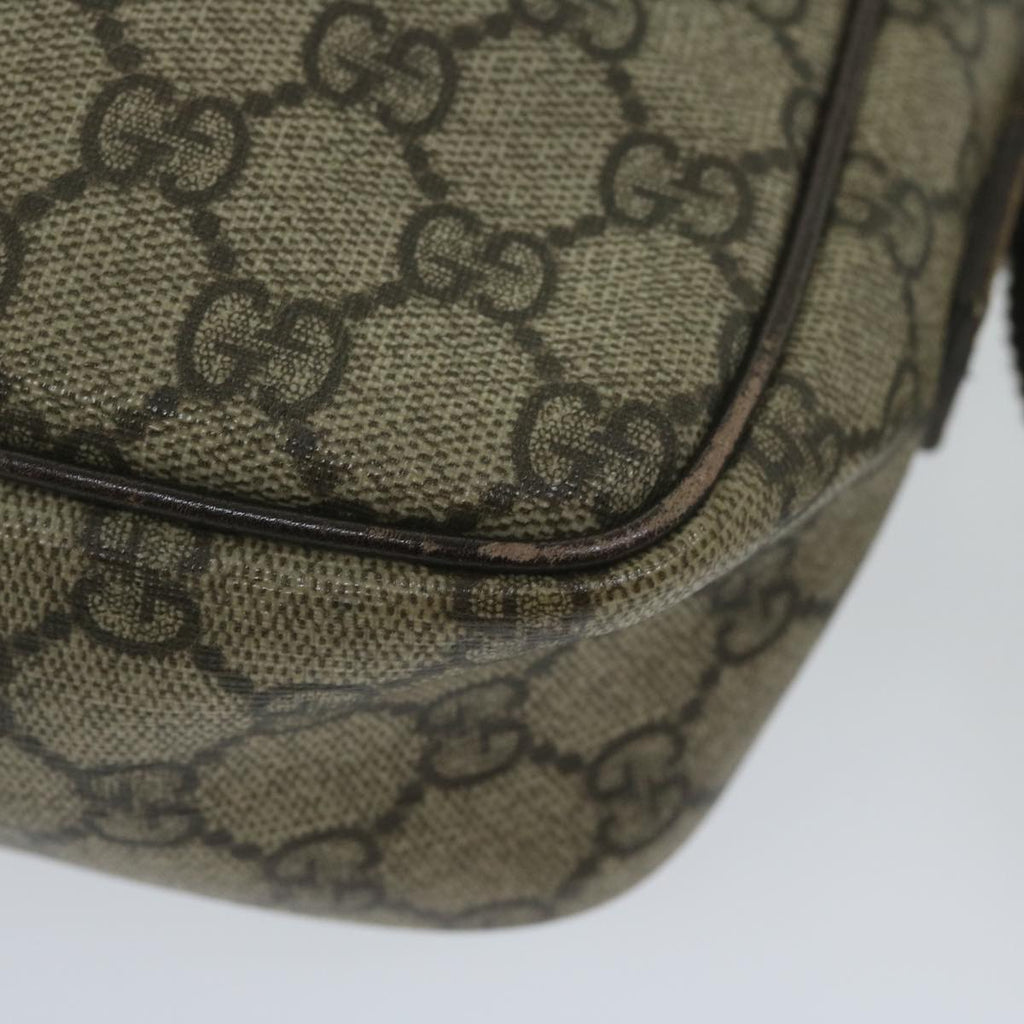 GUCCI GG Supreme Shoulder Bag Beige 114291 59716