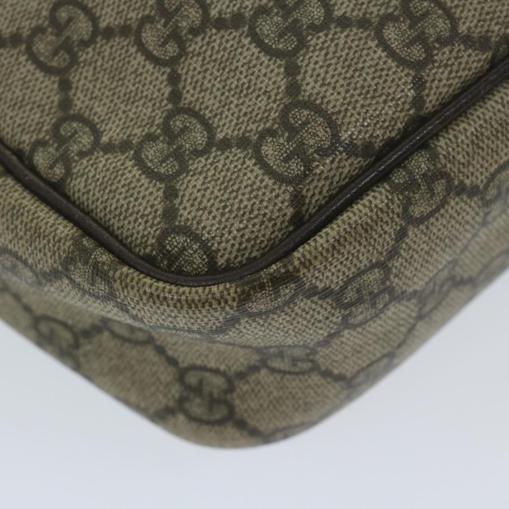 GUCCI GG Supreme Shoulder Bag Beige 114291 59716